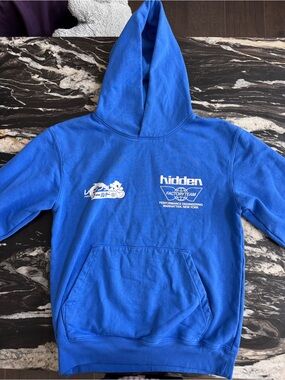 Hidden Factory Team Blue Graphic Hoodie